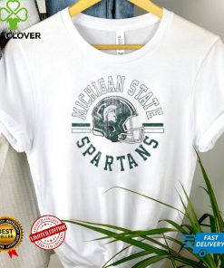 Michigan State Spartans Helmet Arch T Shirt