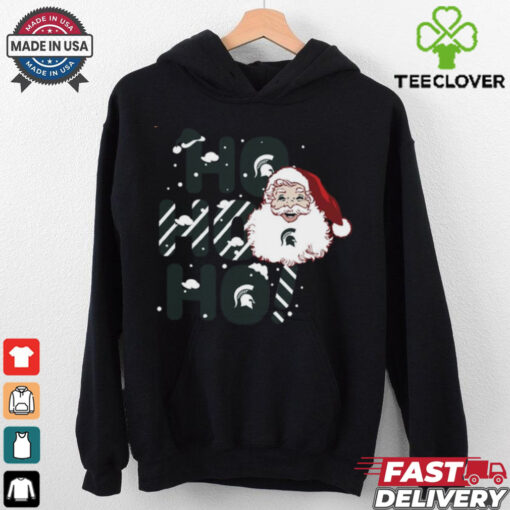 Michigan State Spartans Ho Ho Ho Santa Claus Christmas shirt