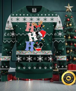 Michigan State Spartans Hohoho Mickey Christmas Ugly Sweater