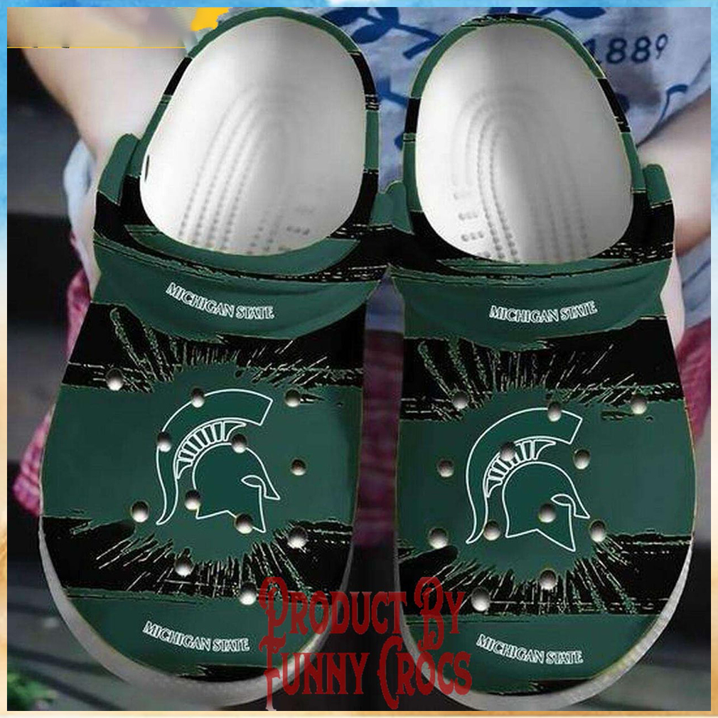 Michigan State Spartans Logo Crocs For Adults Michigan State Spartans Logo Crocs For Adults