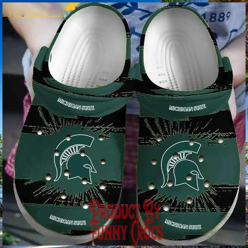Michigan State Spartans Logo Crocs For Adults Michigan State Spartans Logo Crocs For Adults