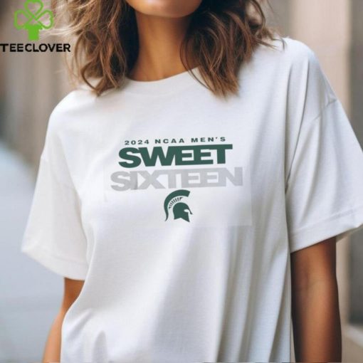 Michigan State Spartans Ncaa Men’s Basketball Sweet Sixteen 2024 Tee Shirt
