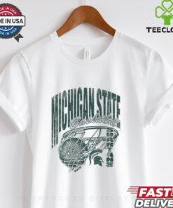 Michigan State Spartans Script Swish T Shirt 2 Michigan State Spartans Script Swish T Shirt