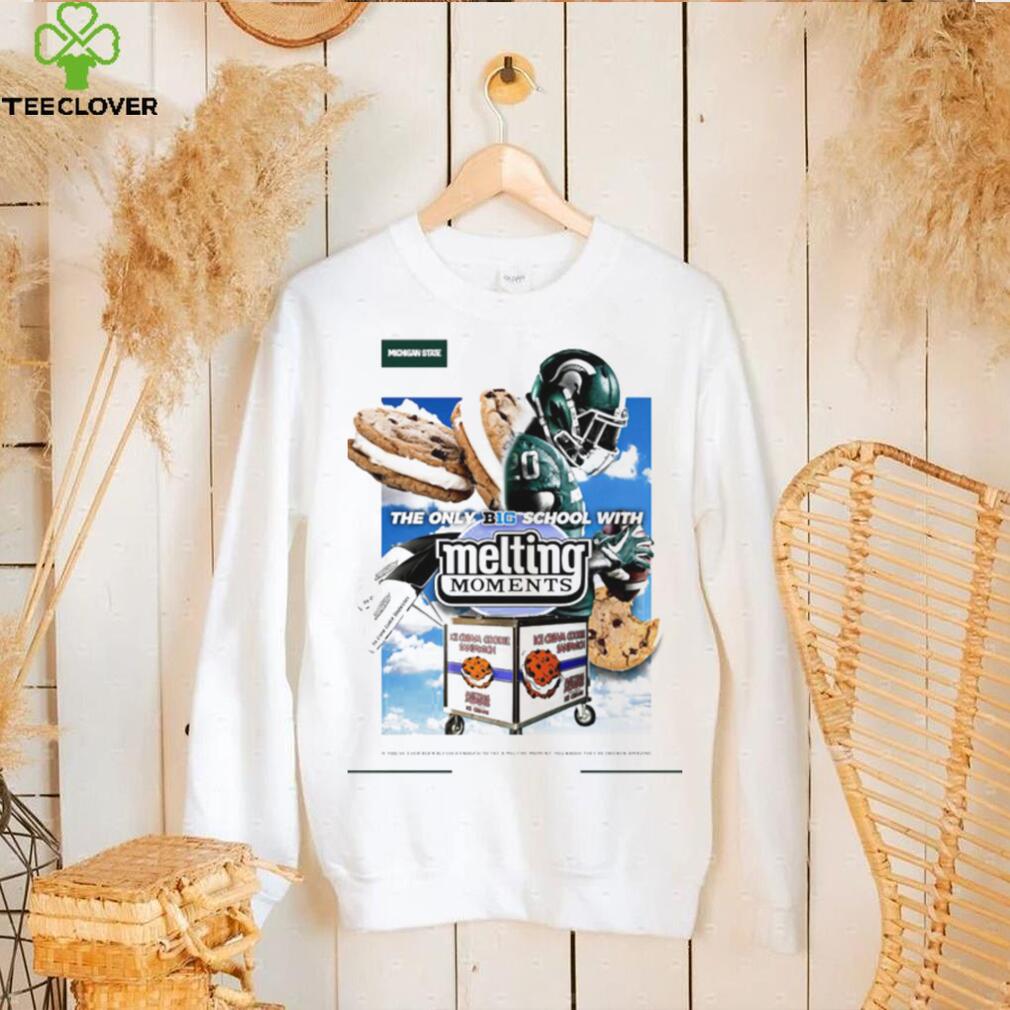 Michigan State Spartans Sherman Lewis the only Big school with Melting Moments shirt Michigan State Spartans Sherman Lewis the only Big school with Melting Moments shirt