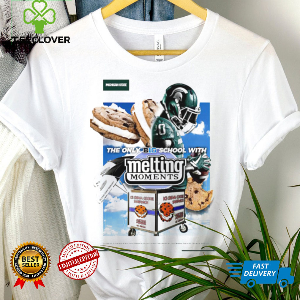 Michigan State Spartans Sherman Lewis the only Big school with Melting Moments shirt Michigan State Spartans Sherman Lewis the only Big school with Melting Moments shirt
