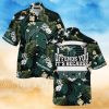 Hartford Hawks Hawaiian Shirt Summer Gift Coconut Tree Tropical Grunge Pattern For NCAA Fans