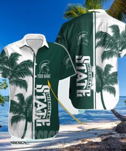 Michigan State Spartans Unisex Full Printed Hawaiian Shirt