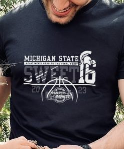 Michigan State University Mens Basketball 2023 Sweet 16 T Shirt