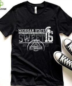 Michigan State University Mens Basketball 2023 Sweet 16 T Shirt 1 Michigan State University Mens Basketball 2023 Sweet 16 T Shirt