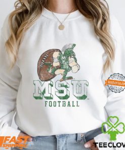 Michigan State Vintage 1989 Sparty Football Shirt