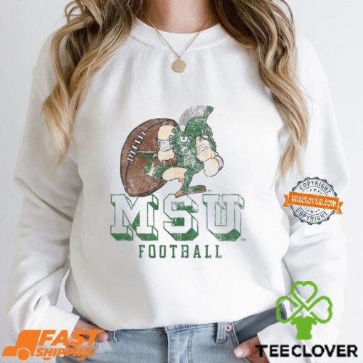 Michigan State Vintage 1989 Sparty Football Shirt