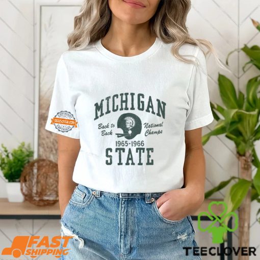 Michigan State Vintage Back To Back Football Champions Shirt