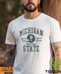 Michigan State Vintage Back To Back Football Champions Shirt