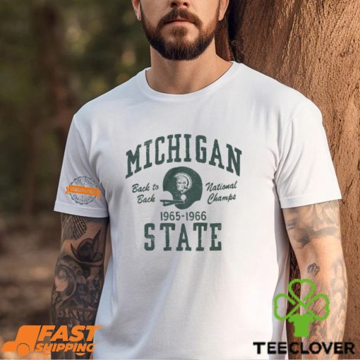 Michigan State Vintage Back To Back Football Champions Shirt