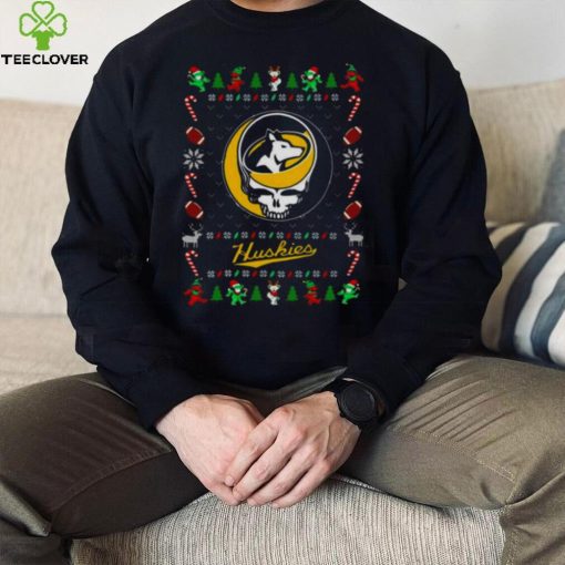 Michigan Tech Huskies Grateful Dead Ugly Christmas Shirt