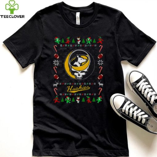 Michigan Tech Huskies Grateful Dead Ugly Christmas Shirt