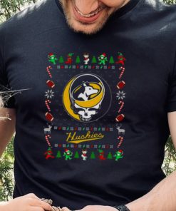 Michigan Tech Huskies Grateful Dead Ugly Christmas Shirt