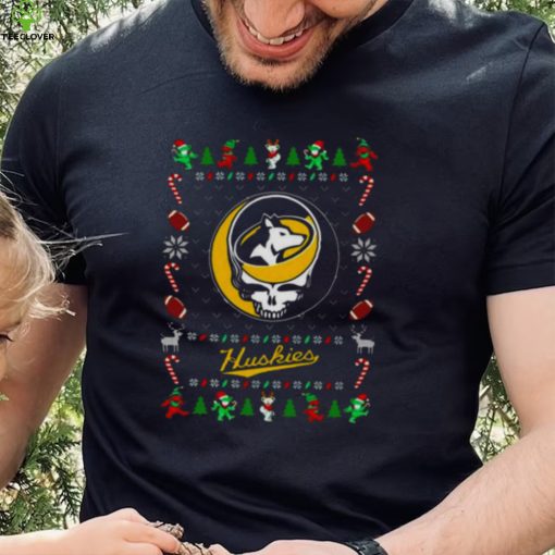 Michigan Tech Huskies Grateful Dead Ugly Christmas Shirt