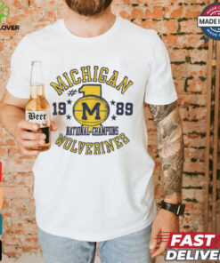 Michigan Vintage Basketball 1989 National Champions Shirt