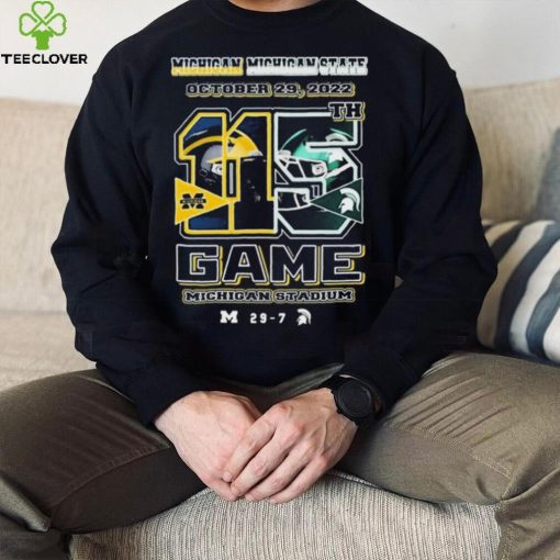 Michigan Vs Michigan State October 29, 2022 115th Game 29 7 Shirt