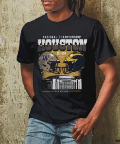 Michigan Vs Washington Football National Championship Game Head to Head Stadium T Shirt