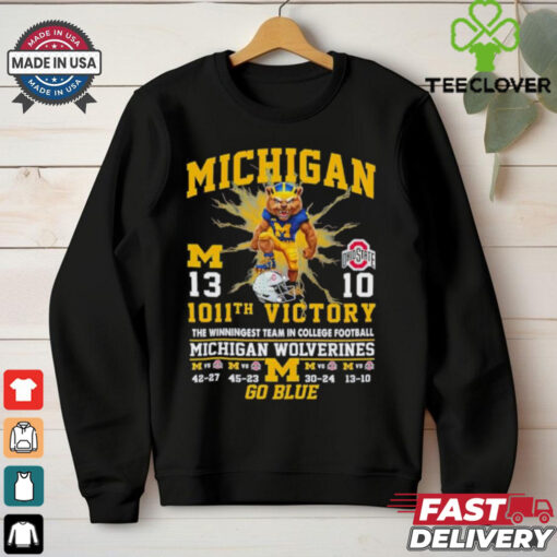 Michigan Wolverines 1011th Victory Beat Ohio State Buckeyes 2024 Go Blue shirt