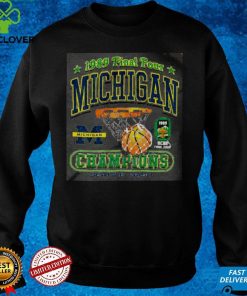 Michigan Wolverines 1989 Champions Unisex T Shirt 2 Michigan Wolverines 1989 Champions Unisex T Shirt