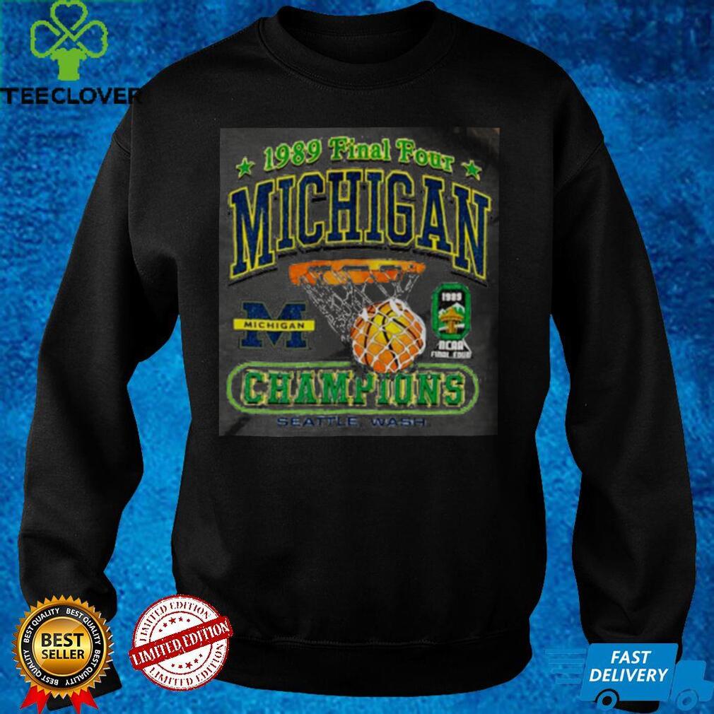 Michigan Wolverines 1989 Champions Unisex T Shirt Michigan Wolverines 1989 Champions Unisex T Shirt