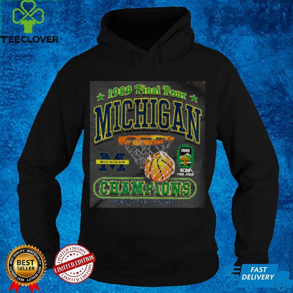 Michigan Wolverines 1989 Champions Unisex T Shirt Michigan Wolverines 1989 Champions Unisex T Shirt