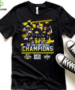 Michigan Wolverines 2022 Big Ten Conference Champions Back2Back shirt