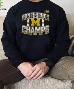 Michigan Wolverines 2022 Big Ten Football Conference Champions Icon Bold T Shirt