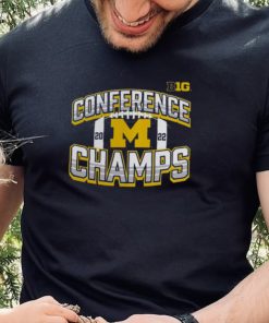 Michigan Wolverines 2022 Big Ten Football Conference Champions Icon Bold T Shirt