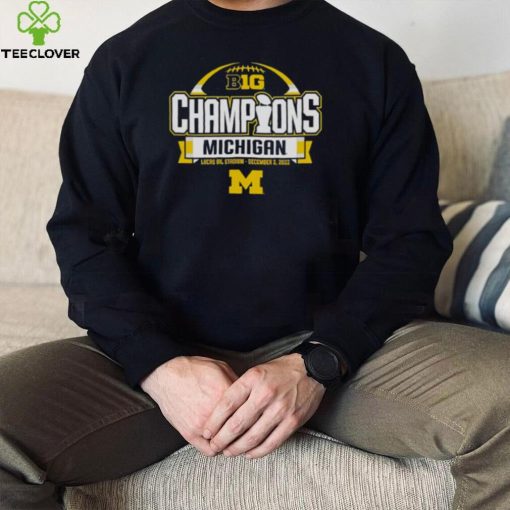 Michigan Wolverines 2022 Big Ten Football Conference Champions Locker Room T Shirt