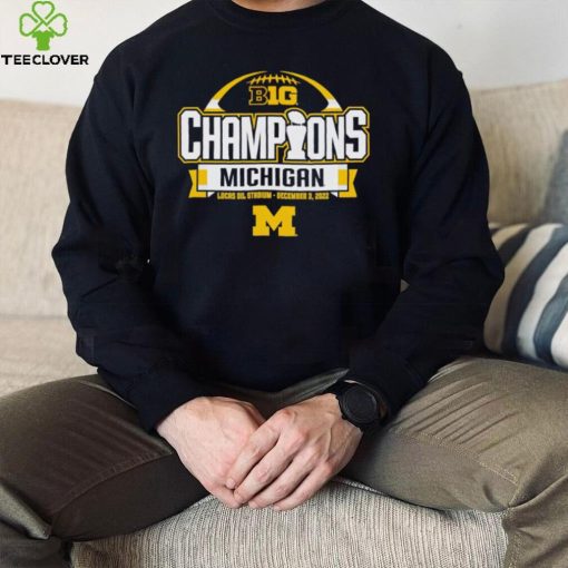 Michigan Wolverines 2022 Big Ten Football Conference Champions hoodie, sweater, longsleeve, shirt v-neck, t-shirt