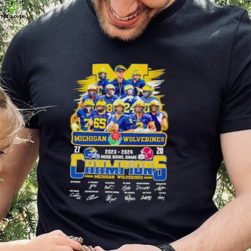 Michigan Wolverines 2023 2024 Rose Bowl Game Champions hoodie, sweater, longsleeve, shirt v-neck, t-shirt