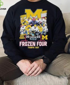 Michigan Wolverines 2023 NCAA Men’s Frozen Four Tampa Bay shirt 2 Michigan Wolverines 2023 NCAA Men’s Frozen Four Tampa Bay shirt