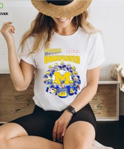 Michigan Wolverines 2023 Undefeated signatures shirt