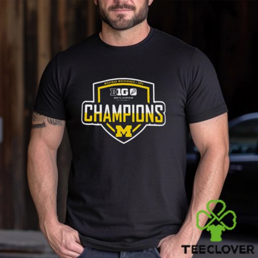 Michigan Wolverines 2024 Big Ten Men’s Lacrosse Tournament Champions T Shirt