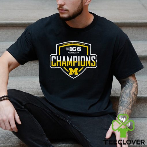 Michigan Wolverines 2024 Big Ten Men’s Lacrosse Tournament Champions T Shirt