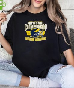 Michigan Wolverines 2024 CFP National Championship Helmet T Shirt