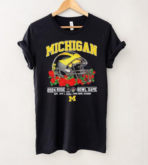 Michigan Wolverines 2024 Rose Bowl Game Mon, Jan 1, 2024 Rose Bowl Stadium T Shirt