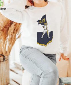 Michigan Wolverines 45 23 Flag Plant Shirt