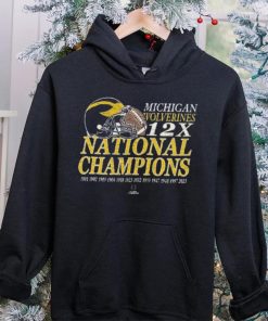 Michigan Wolverines ’47 12 Time Football National Champions Franklin Shirt