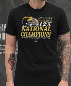 Michigan Wolverines ’47 12 Time Football National Champions Franklin Shirt