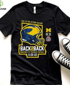 Michigan Wolverines Back 2 Back 2022 Final Score Shirt