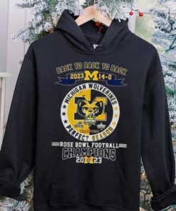 Michigan Wolverines Back To Back To Back 2023 14 0 Rose Bowl Football Champions Shirt 5 Michigan Wolverines Back To Back To Back 2023 14 0 Rose Bowl Football Champions Shirt