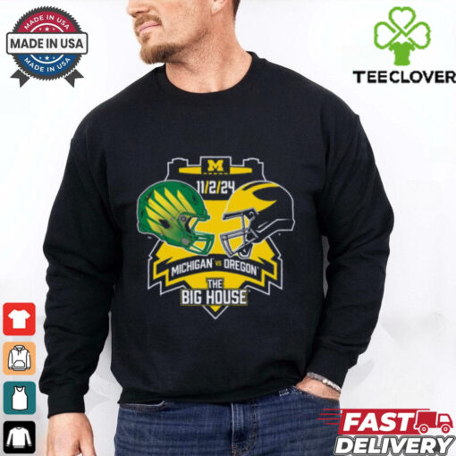 Michigan Wolverines Big House NAVY  T Shirt