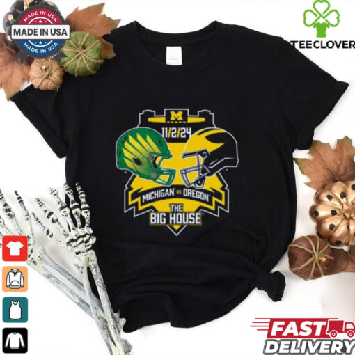 Michigan Wolverines Big House NAVY  T Shirt