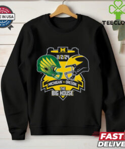Michigan Wolverines Big House NAVY T Shirt