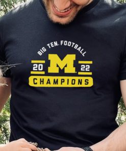 Michigan Wolverines Big Ten Football Conference 2022 Champions shirt